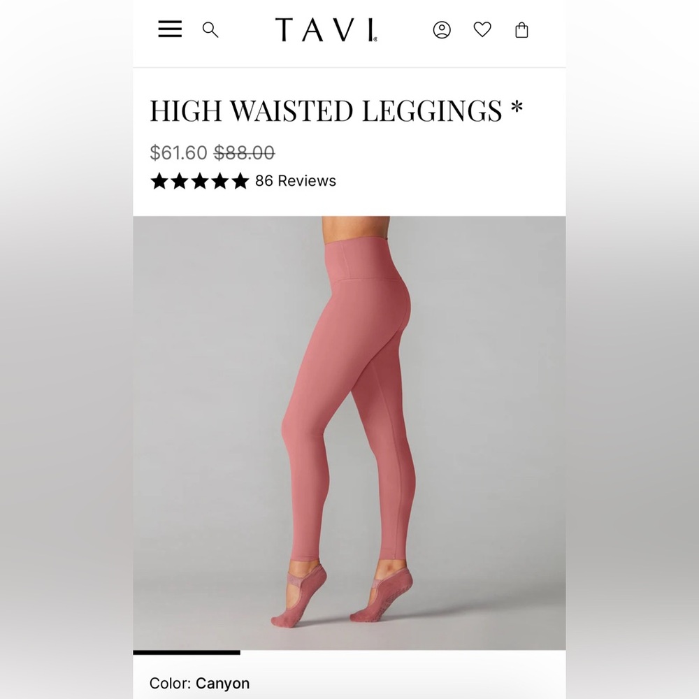 TAVI HIGH WAISTED LEGGINGS